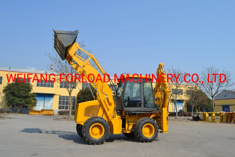 Forload Used SD LG Tlb, Mini Backhoe Loader with Excavator Bucket, Crawler Excavator for Sale