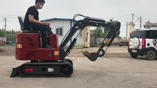 Mais barato uso doméstico rastreador menor escavadeira CE 0,8ton 1ton 2ton miniescavadeira